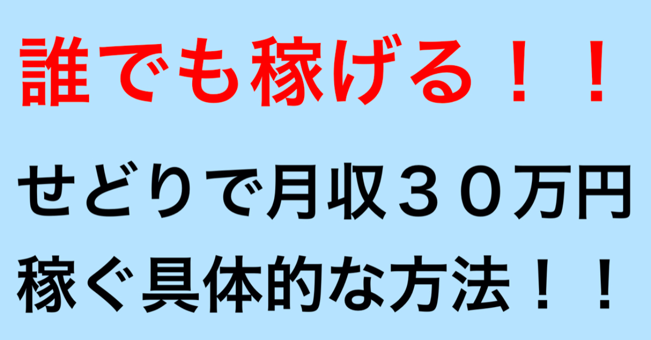 【初回限定価格❗️】せどりで月収３０万円以上稼ぐ具体的な方法！！