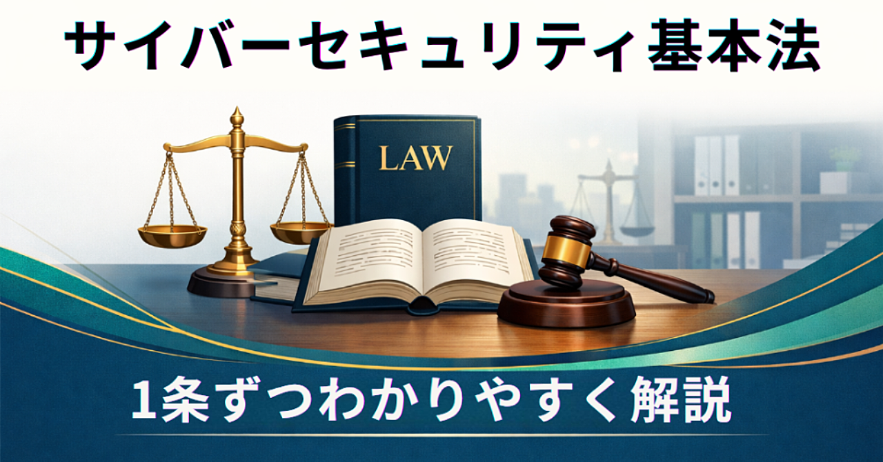 サイバーセキュリティ基本法｜1条ずつわかりやすく解説