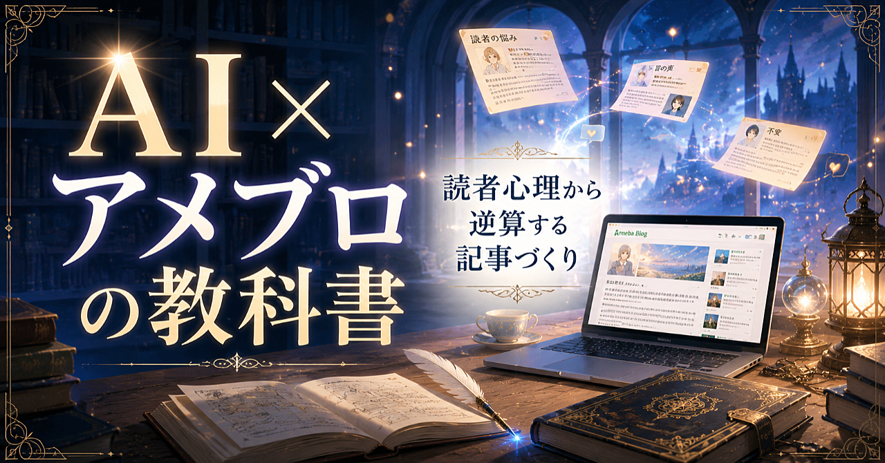 【AI×アメブロ】アクセスが少なくても売れる記事の作り方