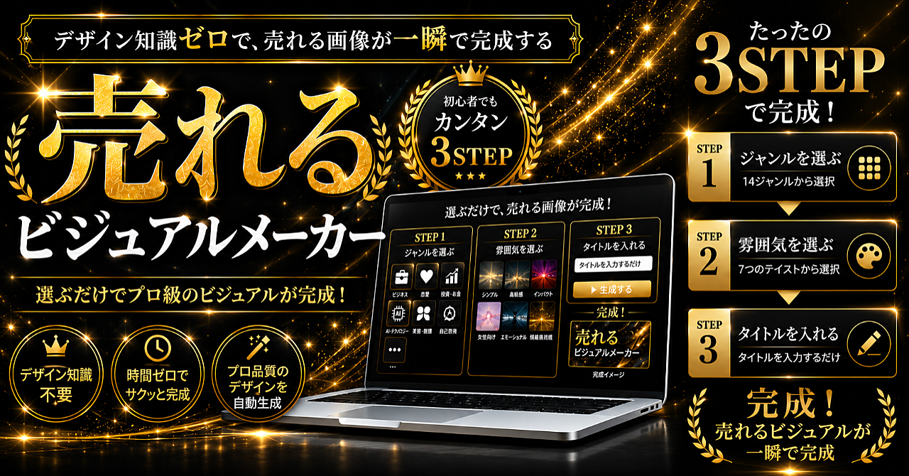 【ビジュアルメーカー】5分で