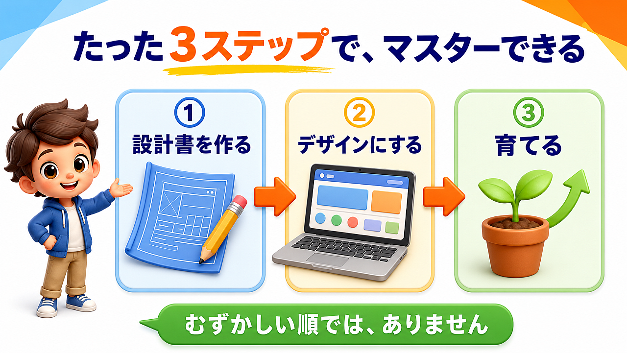 AIで作るホームページの教科書｜プロ顔負けの高品質サイトを2時間で