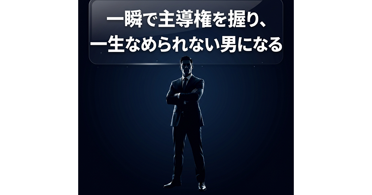 「一瞬で主導権を握り、一生なめられない男になる」——２０～５０代男性のための【戦術的コミュニケーション】完全攻略・超実践バイブル