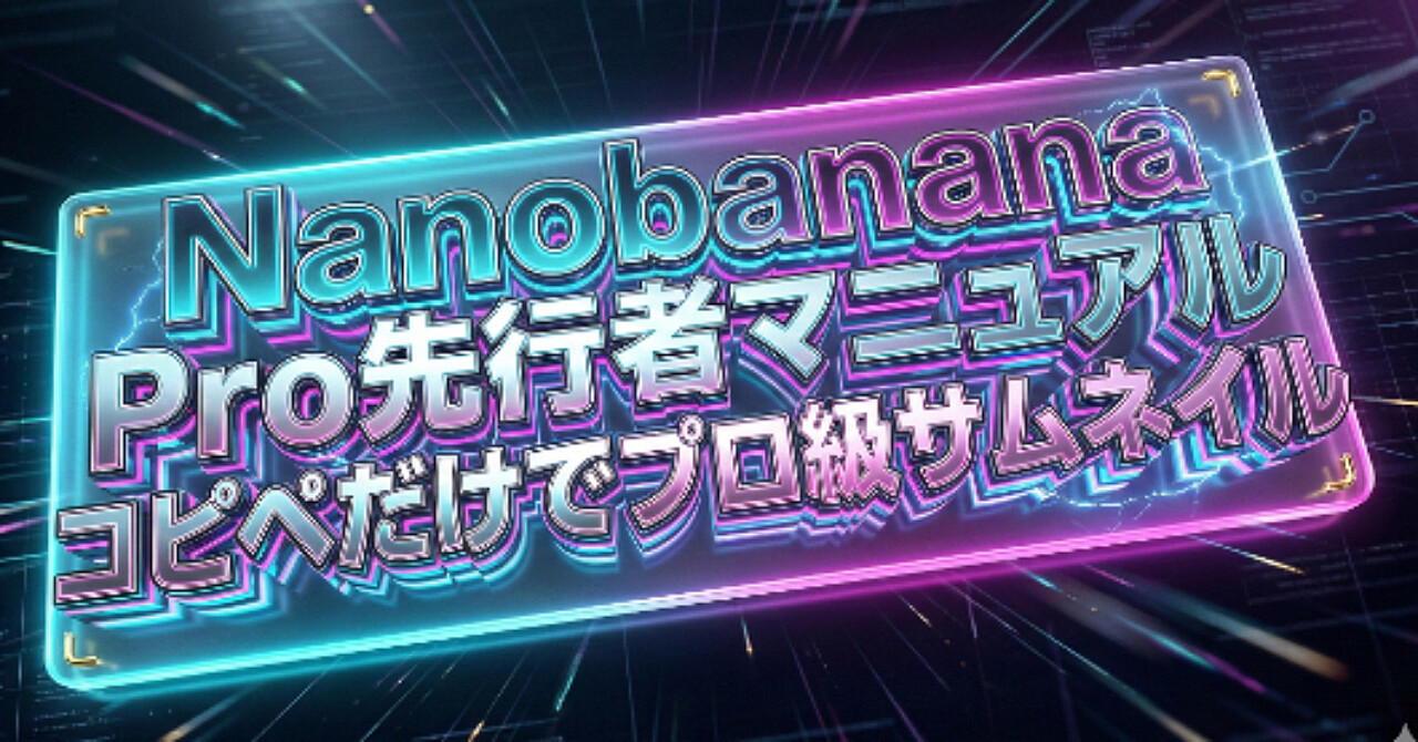 【34大特典付】まなさんのBrain【初心者特化】Nanobanana Pro先行者マニュアル｜コピペだけでプロ級サムネイル評判口コミ感想レビュー