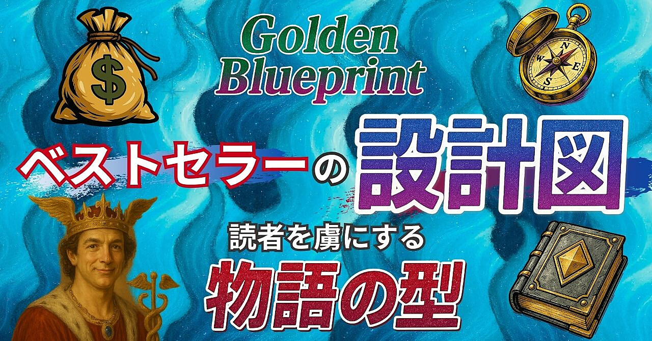 【億を稼ぐ物語の設計図】ベストセラーは狙って作れる!人を虜にする物語の型【必要なのは、才能ではなく技術である】総文字数:7万2千字超