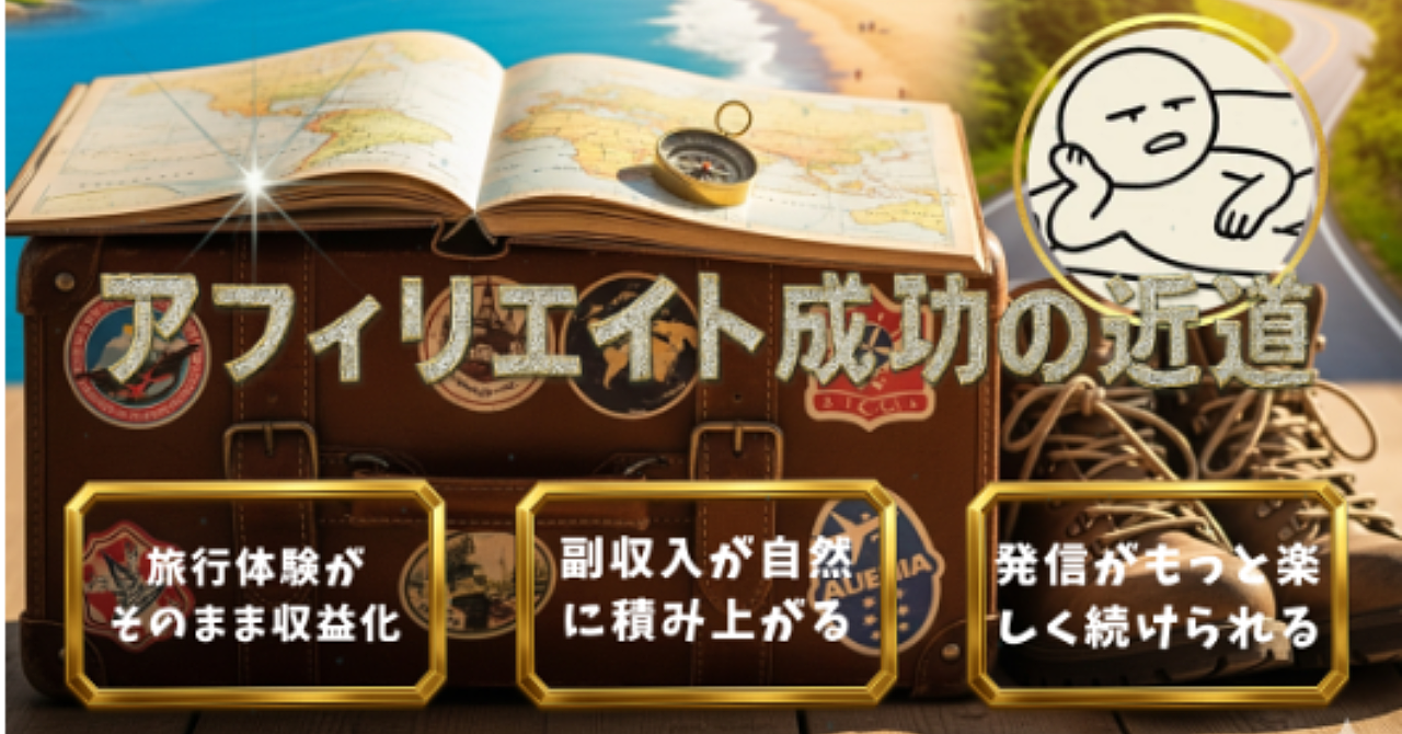 【まだ、やってないの？】楽天トラベルで収益化！旅行ブログに広告リンクを貼るだけで報酬が入る仕組みとは？