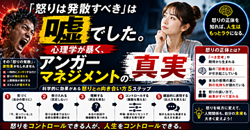 「怒りは発散すべき」は嘘でした。心理学が暴く、アンガーマネジメントの真実