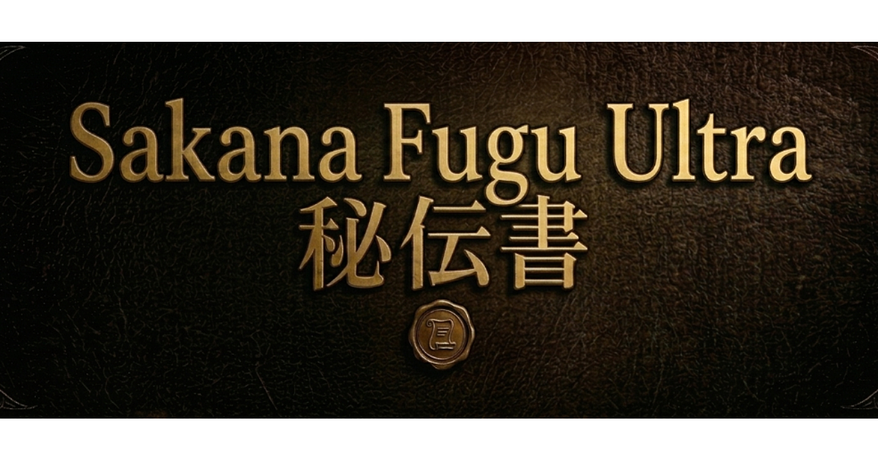 Sakana Fugu Ultra秘伝書