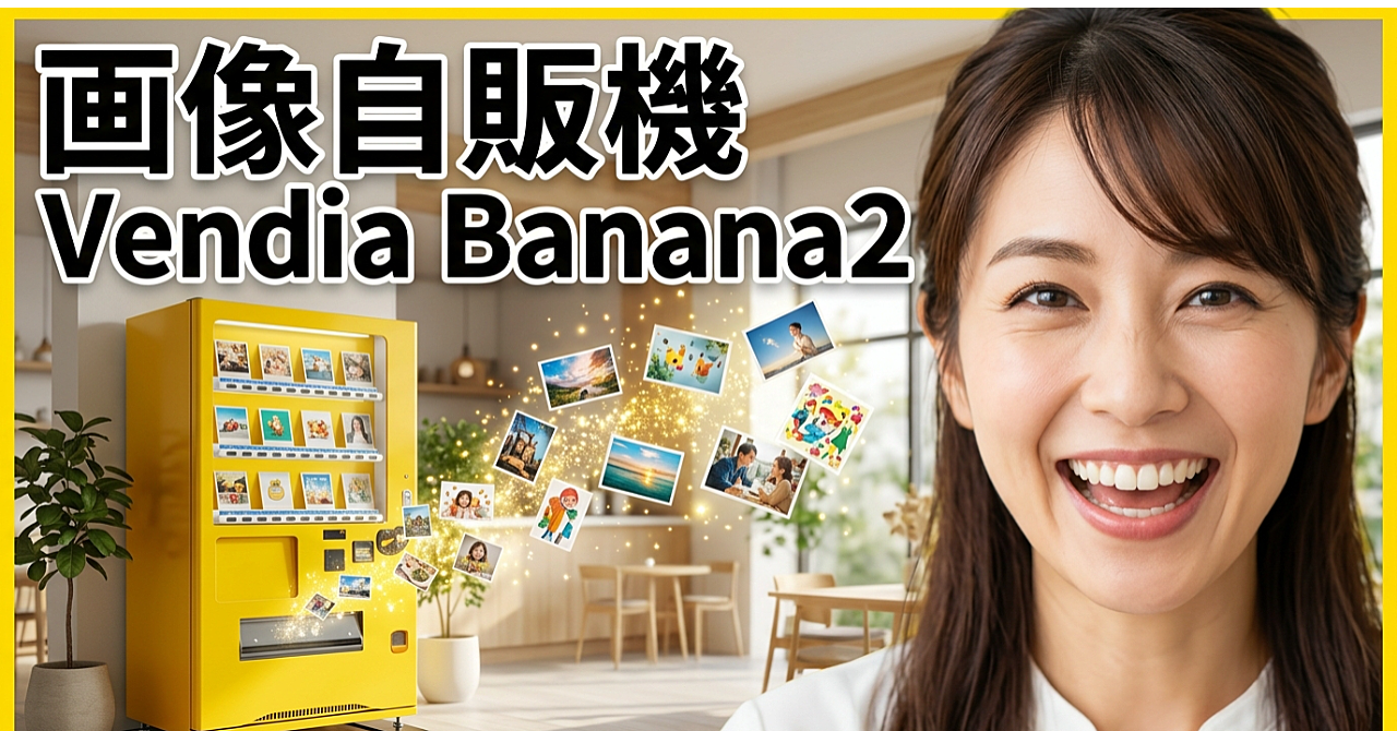 	画像自販機の正体｜月額をやめて、画像を自分で量産する買い切りツール¥4,980【Vendia Banana2】