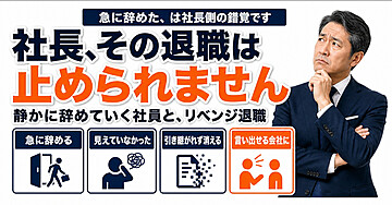 社長、その退職は止められません！