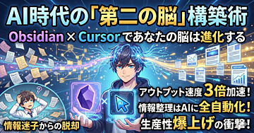 AI時代の最強知識管理術!ObsidianとCursorであなたの脳を拡張する方法
