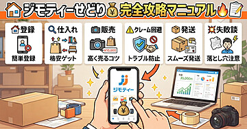 🏠 ジモティーせどり💰 完全攻略マニュアル 🔥📝 登録 ・ 🔍 仕入れ ・ 📸 販売 ・ ⚠️ クレーム回避 ・ 📦 発送 ・ 💥 失敗談まで徹底解説