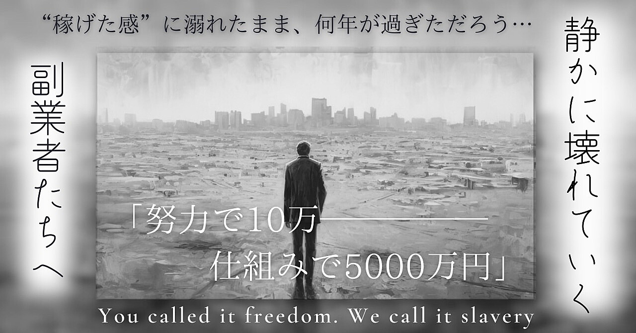 副業で5000万円を稼いだ脳を、100円で“解剖販売”する。「正気じゃない」と言われた実験へようこそ。