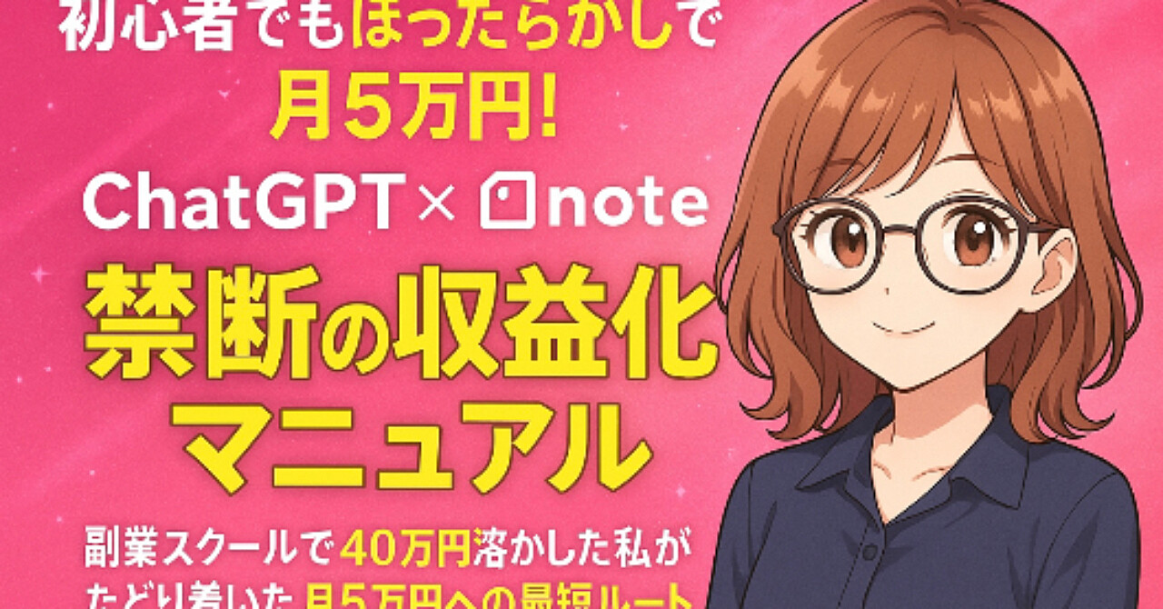 ✨ 【40万円を溶かした私が教える】副業スクールより確実だった“月5万円の最短ルート”
