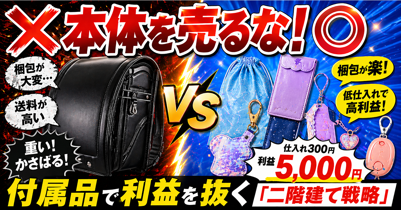 Etsyで売れている『アレ』の正体。本体を売るな、利益率が跳ね上がる『付属品』を狙い撃て。