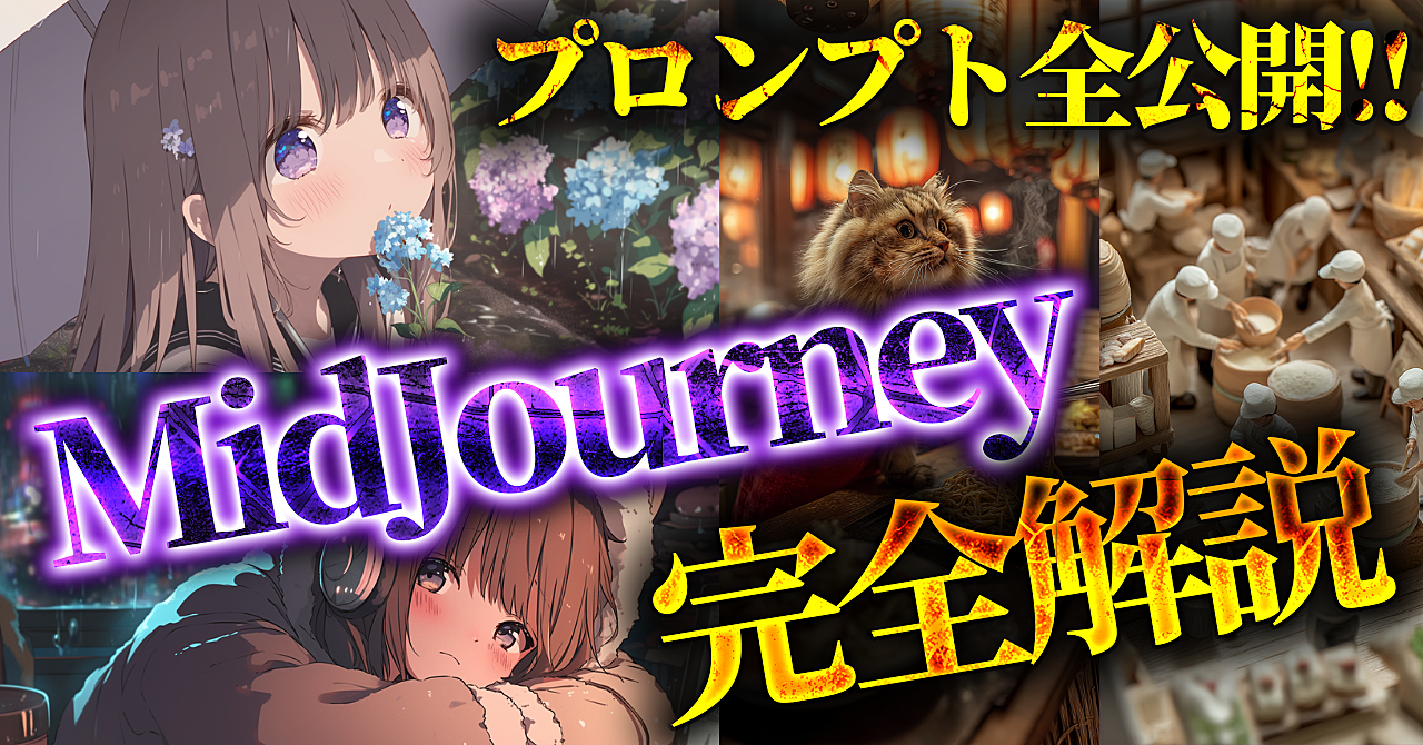 【先行販売】MidJourney完全解説|AI画像で副業 プロンプト全公開!