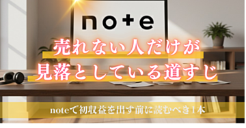 noteが売れないのは、“届け方”がズレてるだけ。SNS導線変えたら月5万突破