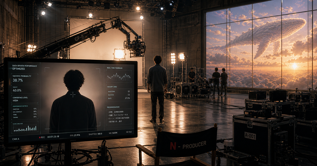 【業界激震】CM100本出演の現役俳優が明かす『俳優×AI』攻略の全貌。Netflixオーディションを突破する秘匿プロンプトを完全公開。__「台本読解から役の構築まで、プロの思考を落とし込みました」