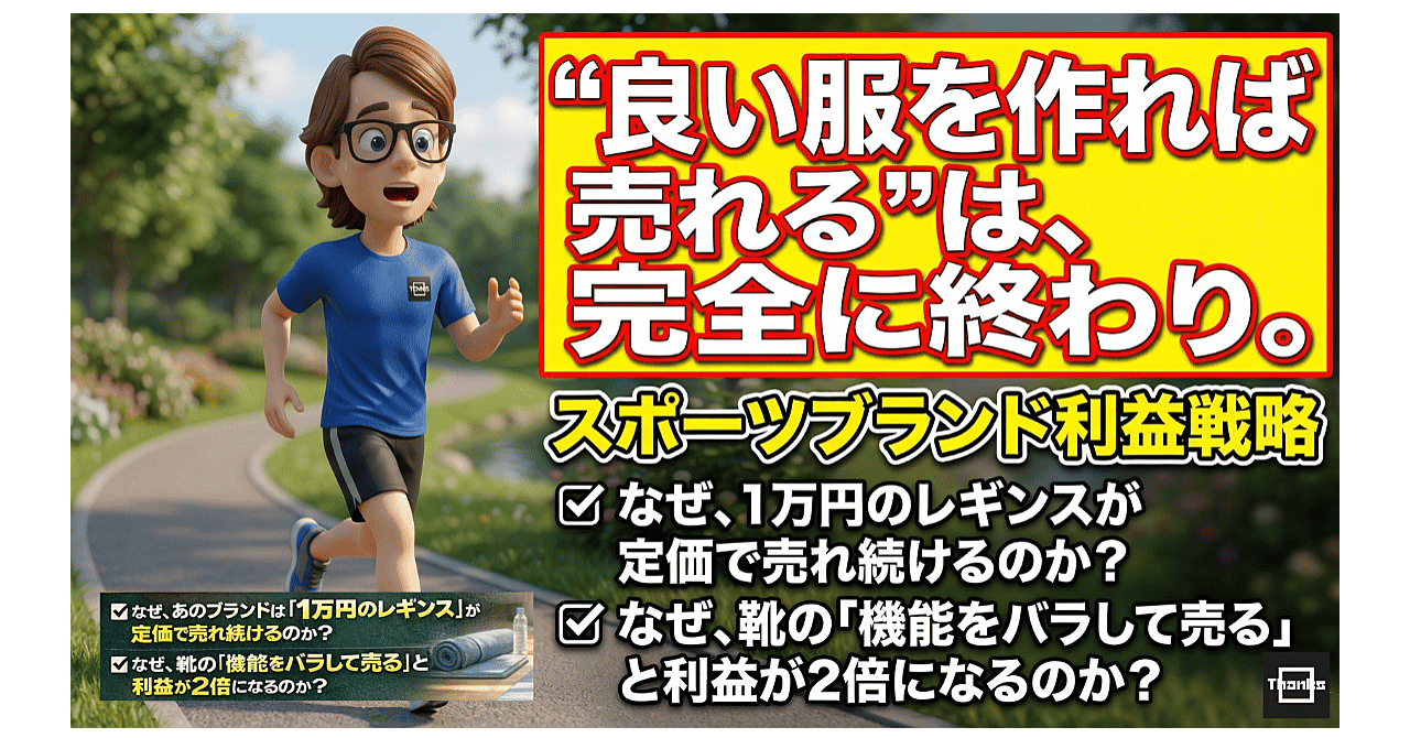 ｢スポーツブランド利益戦略｣ 体験と意味で高収益を生むマーケティング