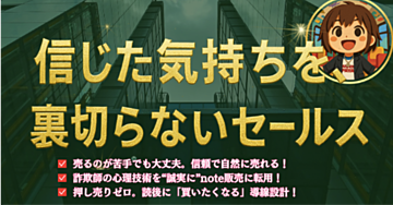 【暴露】詐欺師だけが知っている“感情を操る技術”を、あなたの販売に転用する方法