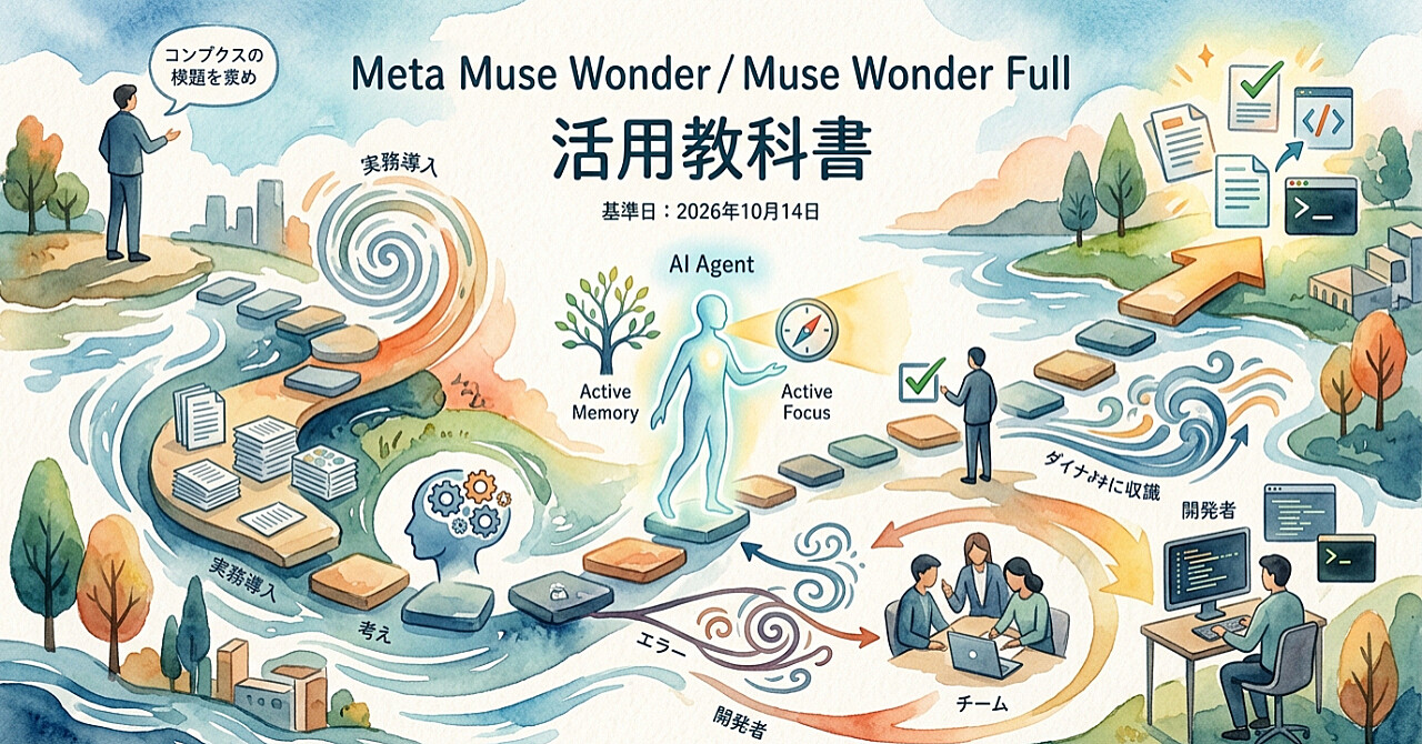 Meta Muse Wonder / Muse Wonder Full 活用教科書のアイキャッチ画像