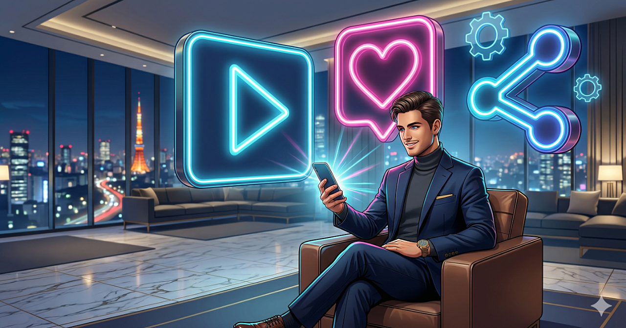 【帰宅後の20分】顔出しなしで2大SNSを「独占する」新事実『無言アルゴリズム』と月収40万を完全自動化するAIショート動画戦略