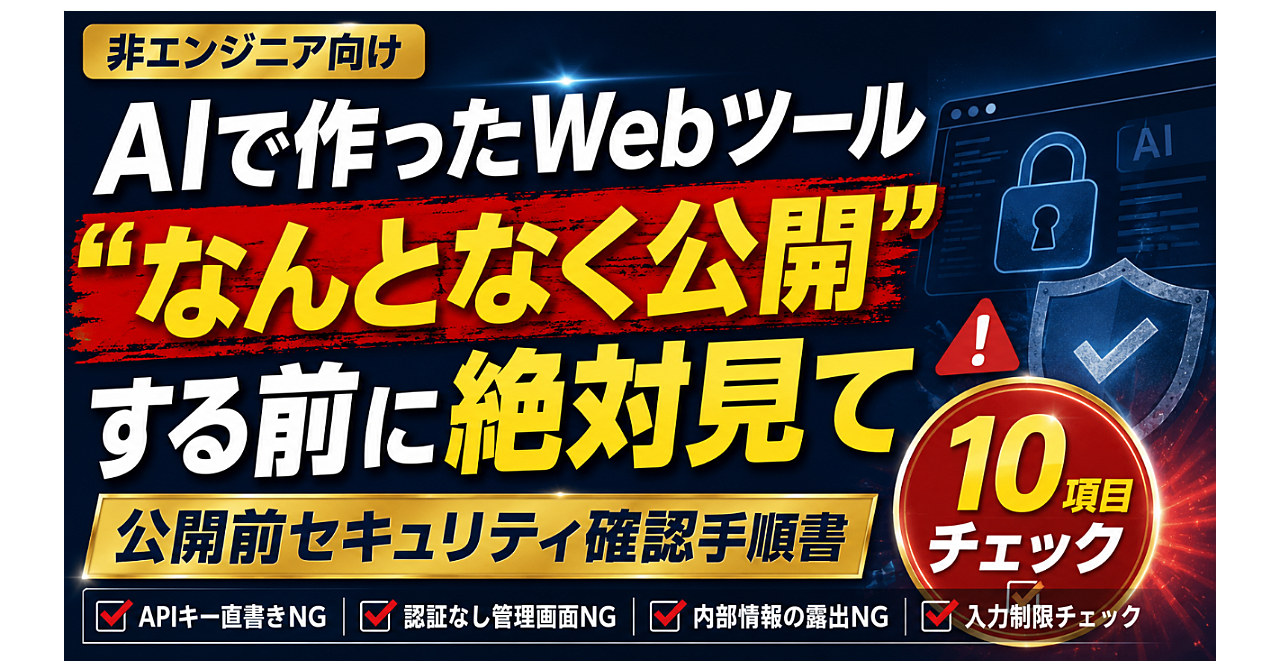 【非エンジニア向け】AIで作ったWebツール、