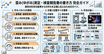 歪み(ゆがみ)測定・検査報告書の書き方