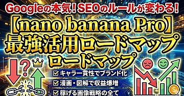 Googleの本気「nano banana Pro」がSEOを変える。ブログで稼ぐための最強活用ロードマップ