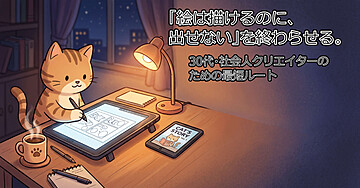 「絵は描けるのに、出せない」を終わらせる。30代・時間がない社会人クリエイターのための電子書籍（kindle）出版・実践マニュアル