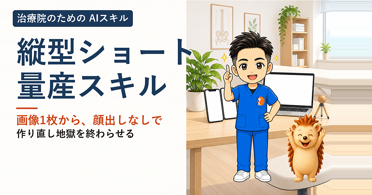 AIショートの「作り直し地獄」を終わらせるスキル|画像1枚・顔出しなし/読み崩れ検査+行ごと音声生成+自動検収の一式のアイキャッチ画像