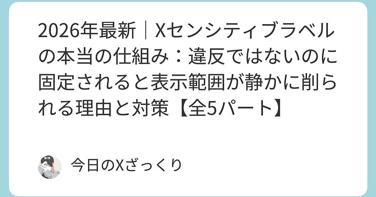 普通の画像しか上げてないのに、なぜか表示が削られ続ける人へ