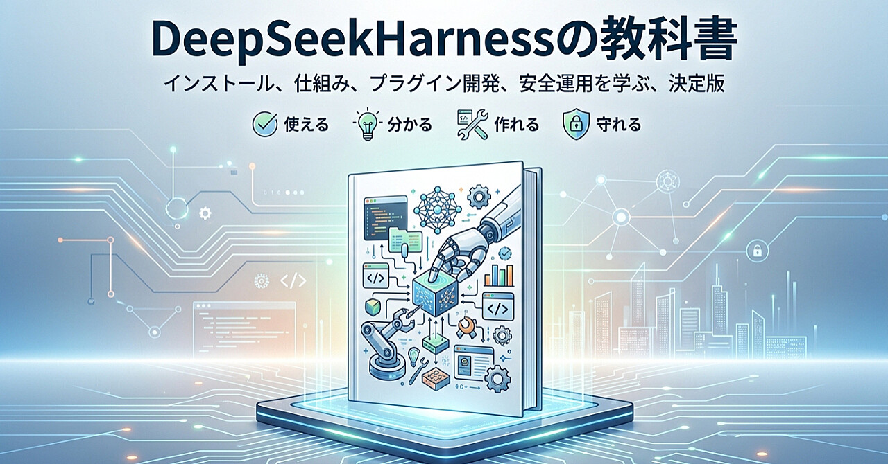 DeepSeekHarnessの教科書のアイキャッチ画像