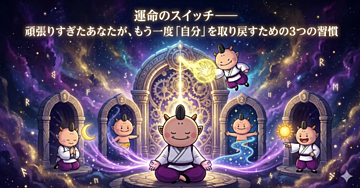 運命のスイッチ―― 頑張りすぎたあなたが、もう一度「自分」を取り戻すための3つの習慣