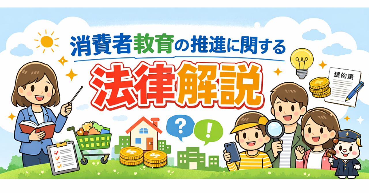 消費者教育の推進に関する法律｜1条ずつやさしく解説
