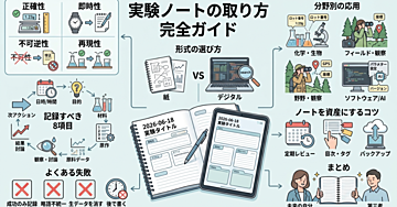 実験ノートの効果的な取り方