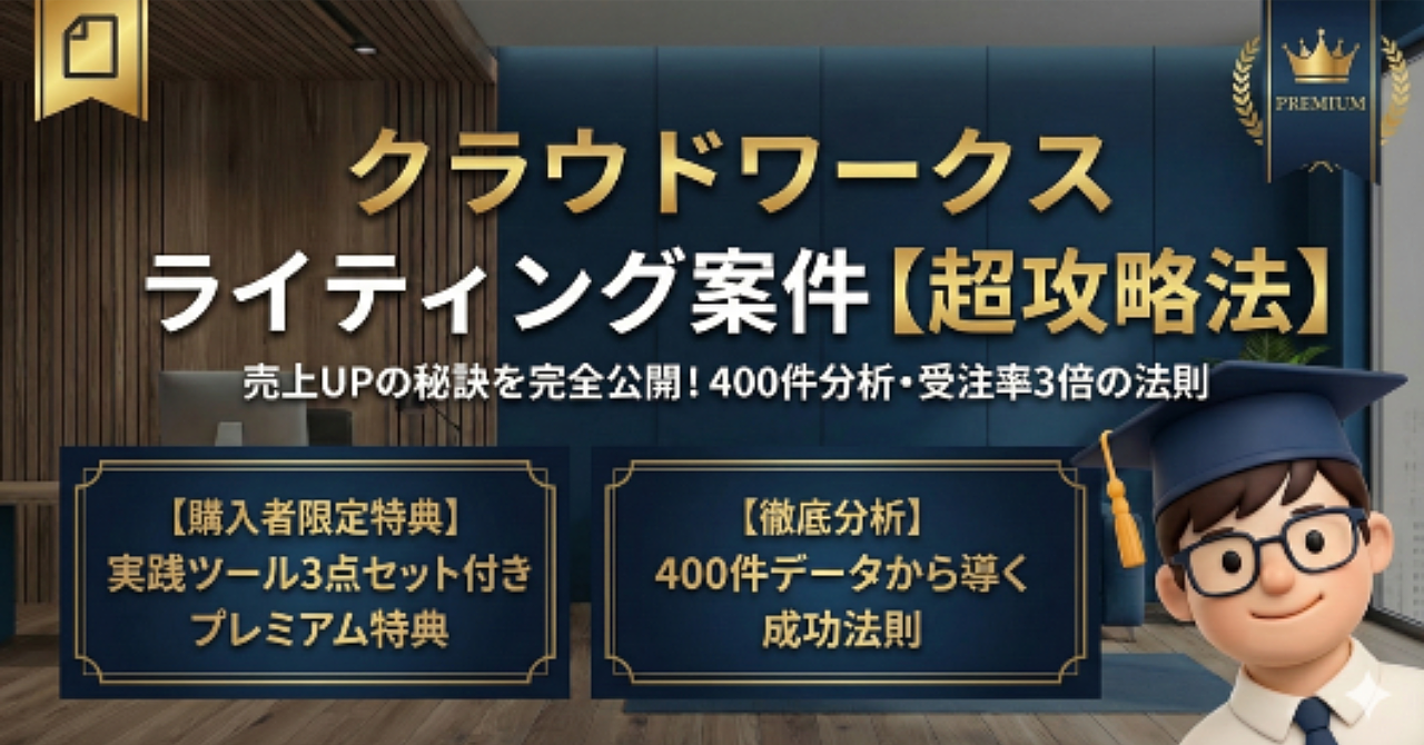 AI副業で月5万稼ぐ人vs消耗する人。クラウドワークス400件分析で判明した決定的な差