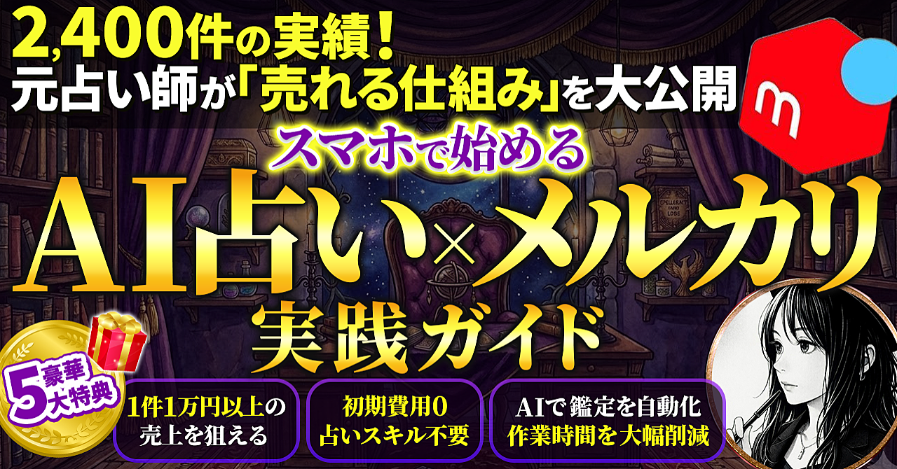 【AI占い×メルカリ】実践ガイド