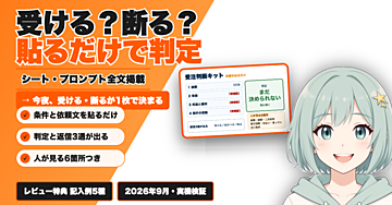 イラスト依頼、受ける？断る？判定と返信3通を出すキットを作って公開