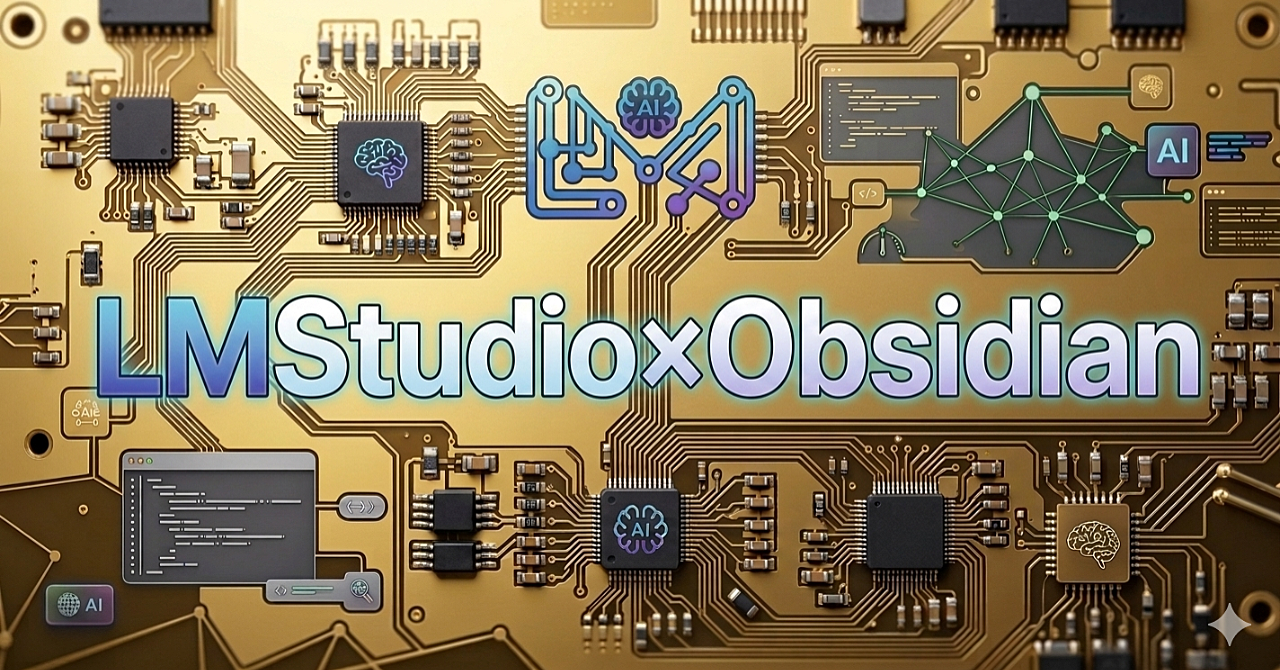 【初心者向け】非生産職の為のLMStudio×Obsidian完全マニュアル（環境構築＋使い方編）