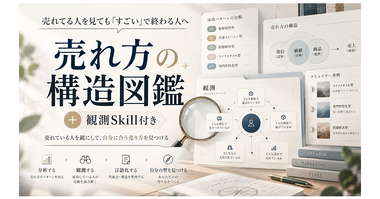 売れてる人を見ても「すごい」で終わる人へのアイキャッチ画像