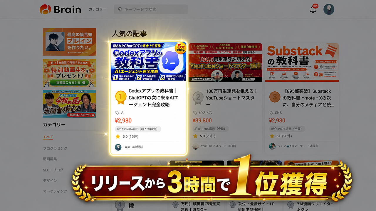 Codexアプリの教科書｜ChatGPTの次に来るAIエージェント完全攻略