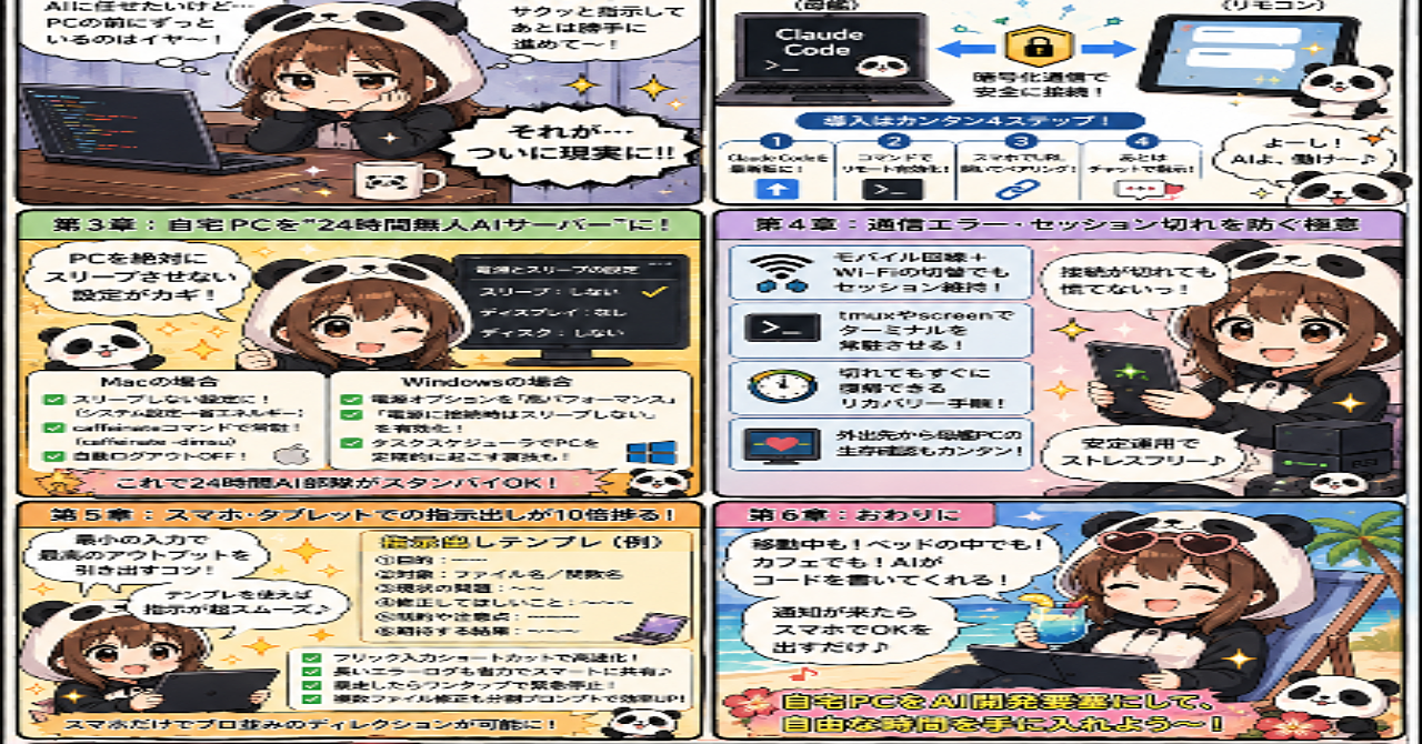 【今日からPC不要】PCの前にいる必要、ある?」スマホからClaude Codeを遠隔操作したら、完全に未来がやってきた件のアイキャッチ画像