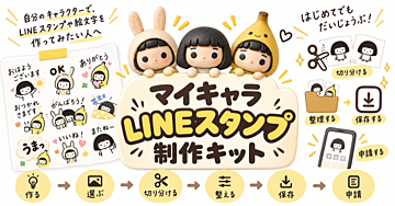 LINEスタンプ制作キット｜コピペプロンプト集＋「すたんぷポケット」