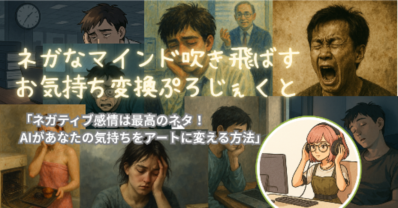 ネガなマインド吹き飛ばす！お気持ち変換ぷろじぇくと