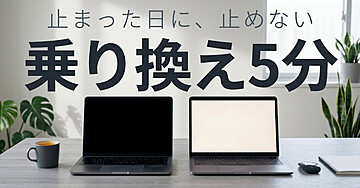 ClaudeとCodexを両方持つ——止まった日に仕事を止めないための、乗り換え手順と「指示書を1本にする」方法