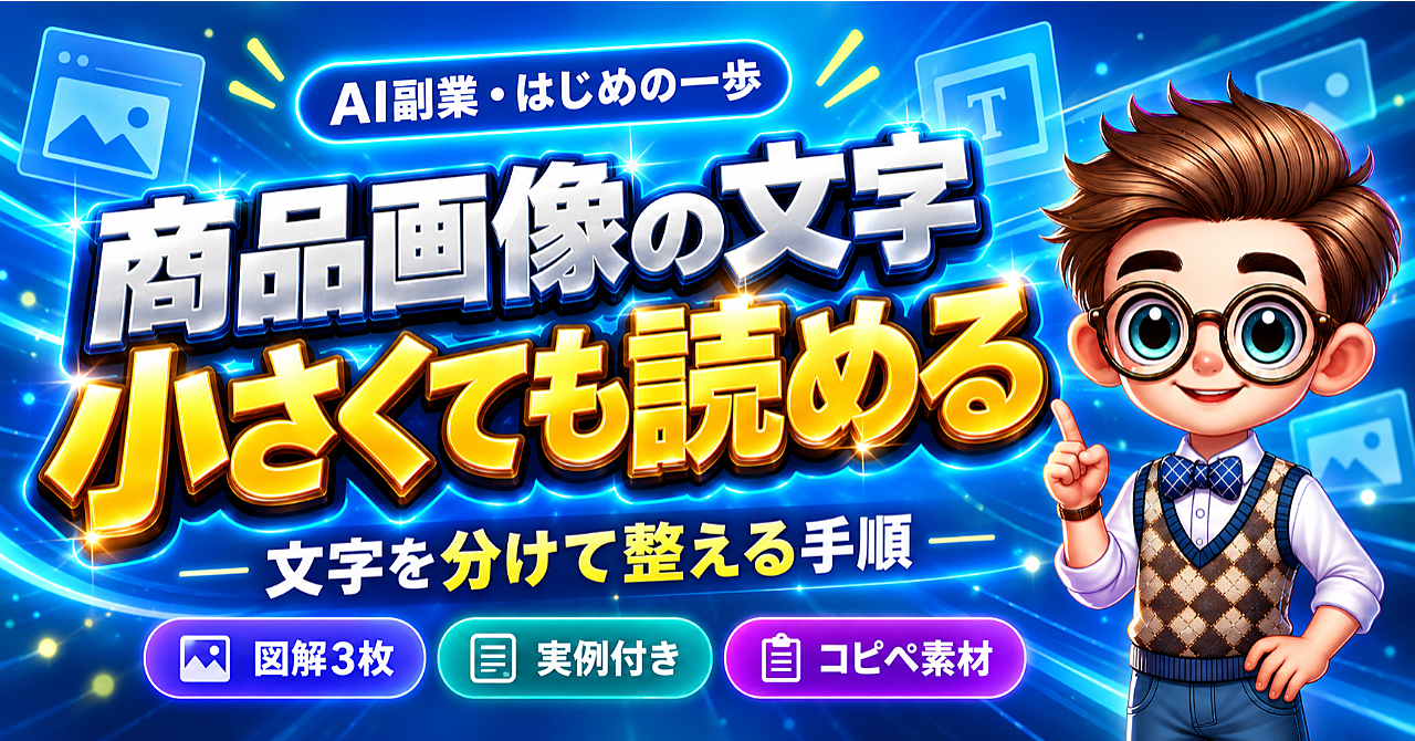 商品画像の文字を小さくても読める形へのアイキャッチ画像
