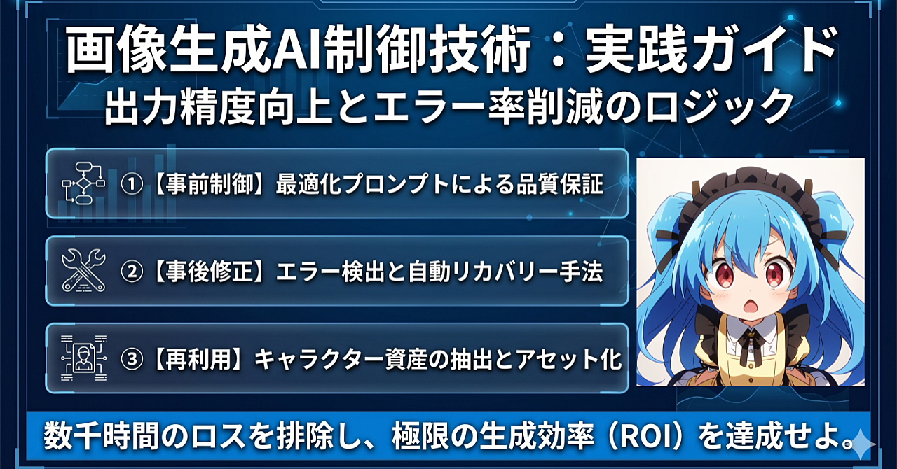 【画像生成】もう「指6本」で絶望しない。失敗作を復活させる「蘇生魔法」＋成功率を上げる「バフ魔法」