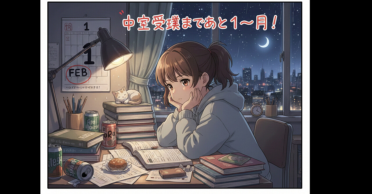 【中学受験一か月前にやるべき事、やってはいけない事】(体験談込み)