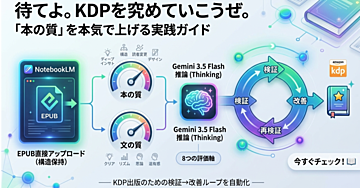 待てよ。KDPを究めていこうぜ。