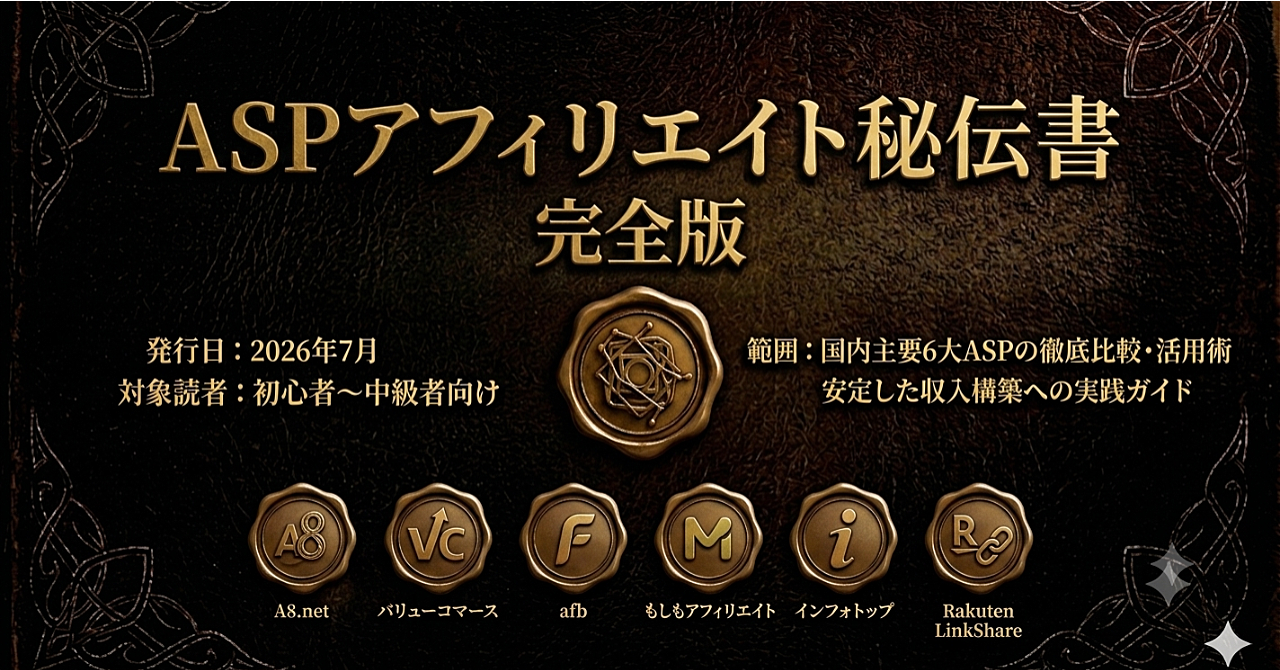 ASPアフィリエイト秘伝書